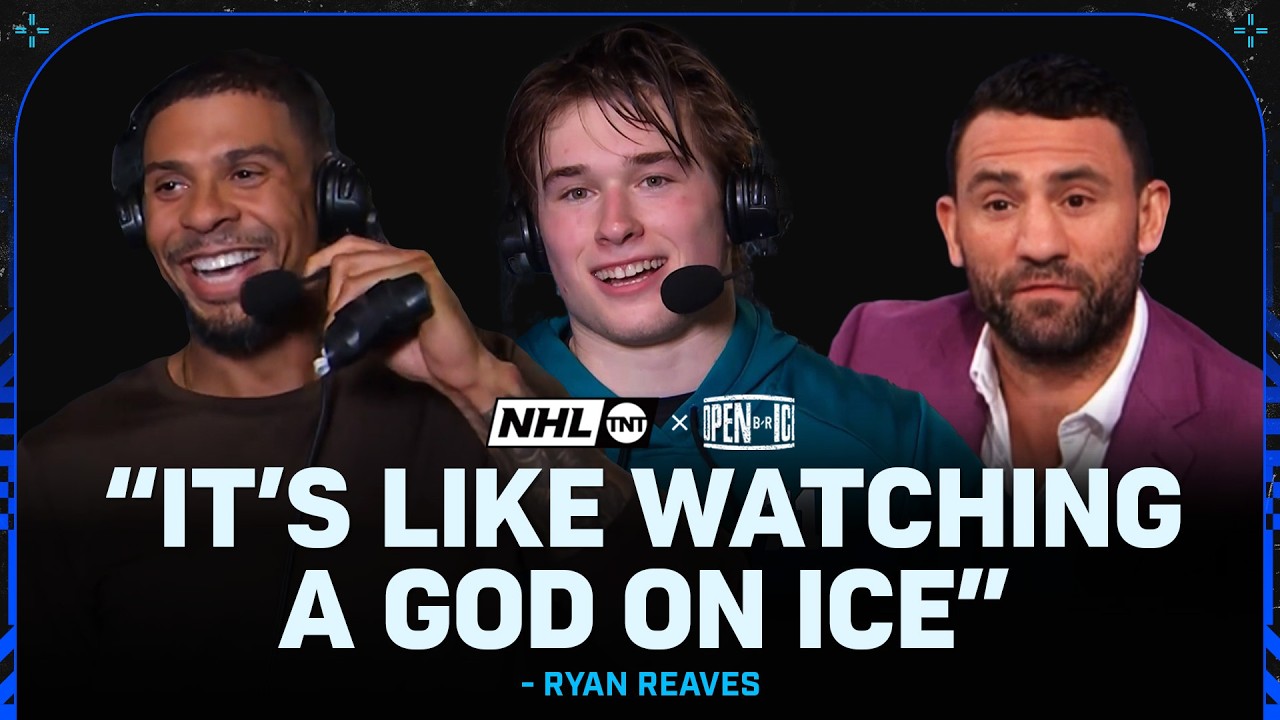 Ryan Reaves Crashes Celebrini&rsquo;s Interview After His HUGE 4-Point Night 😂