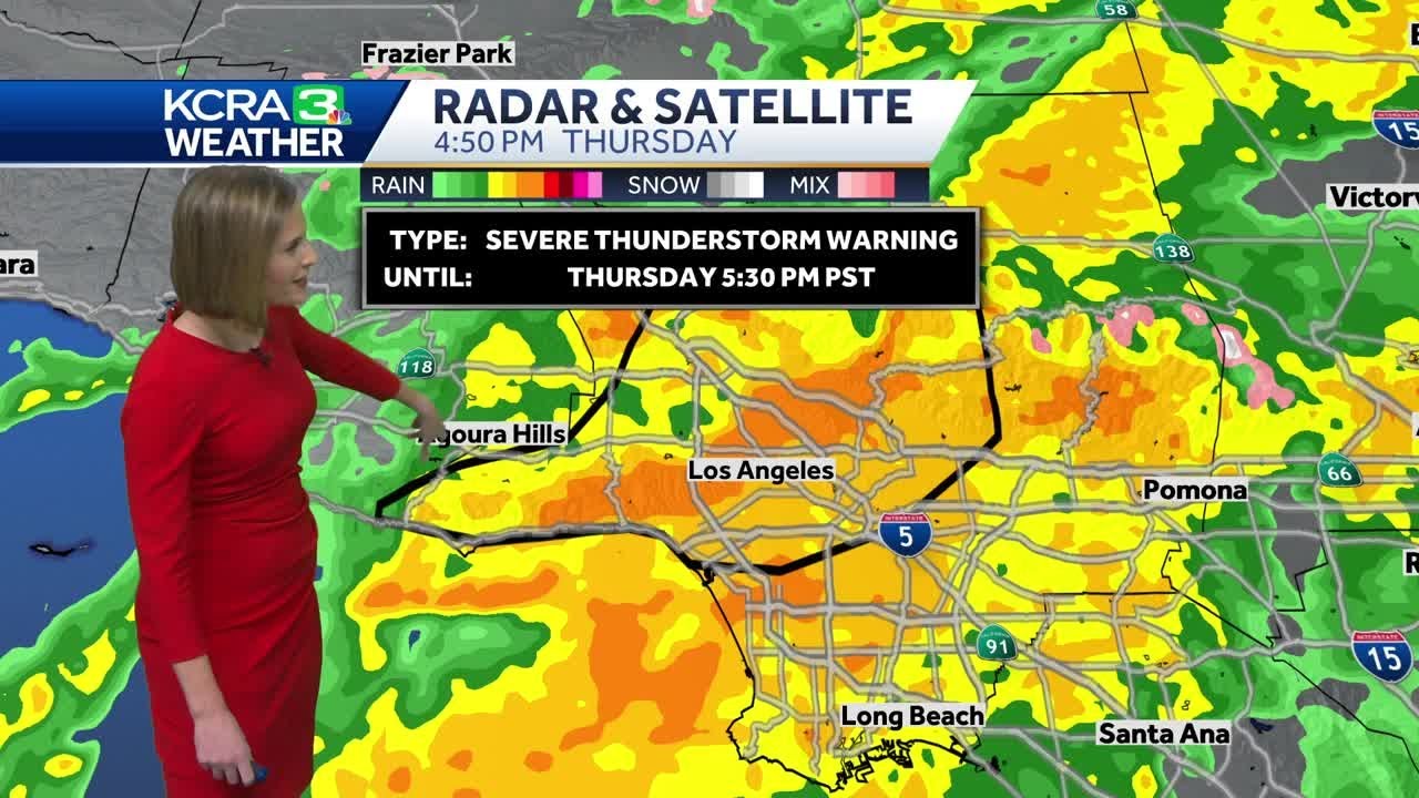 Northern California forecast | Feb. 13 rain and snow impacts at 4:50 p.m.