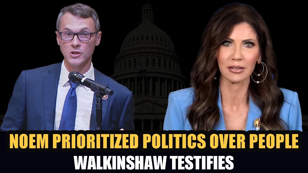 Kristi Noem CAUGHT: Walkinshaw Reveals $220M Self-Promotion Scheme