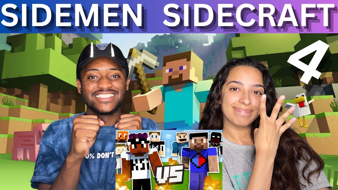 THE SIDEMEN BATTLE (Minecraft SIDECRAFT #4) | RAE & JAE