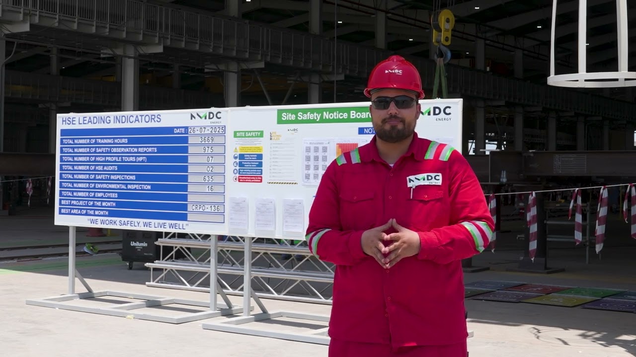Meet the NMDC Energy Team at Ras Al Khair Fabrication Yard 