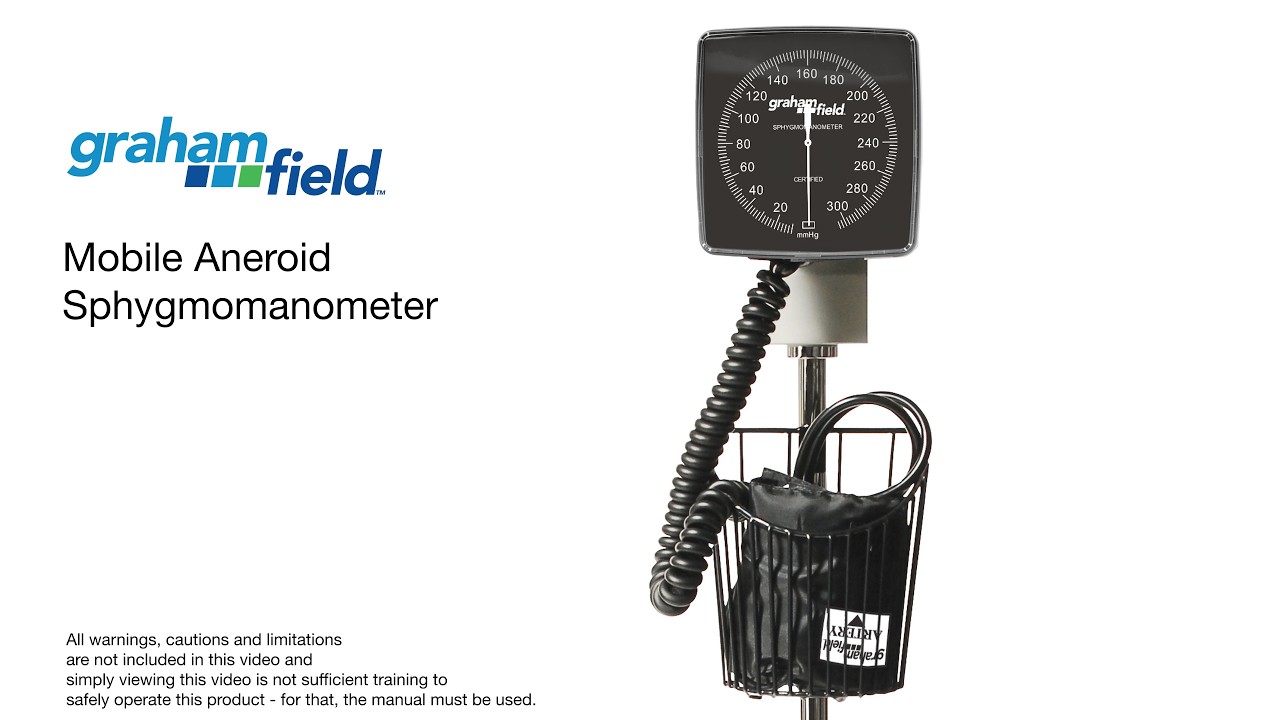 Graham-Field&trade; Mobile Aneroid Sphygmomanometer