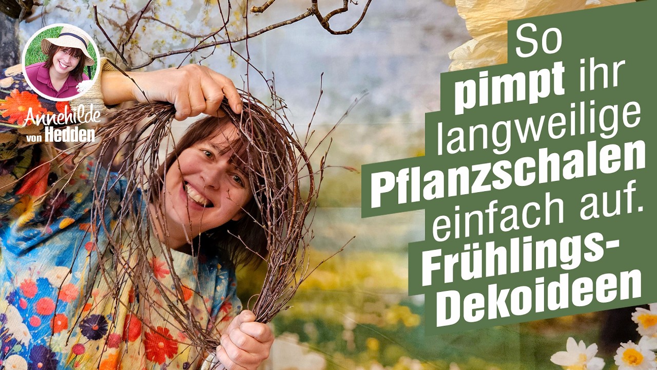 Deine Pflanzschale gefällt dir nicht? So pimpst du sie einfach auf. Dekoideen Frühlung & Ostern.