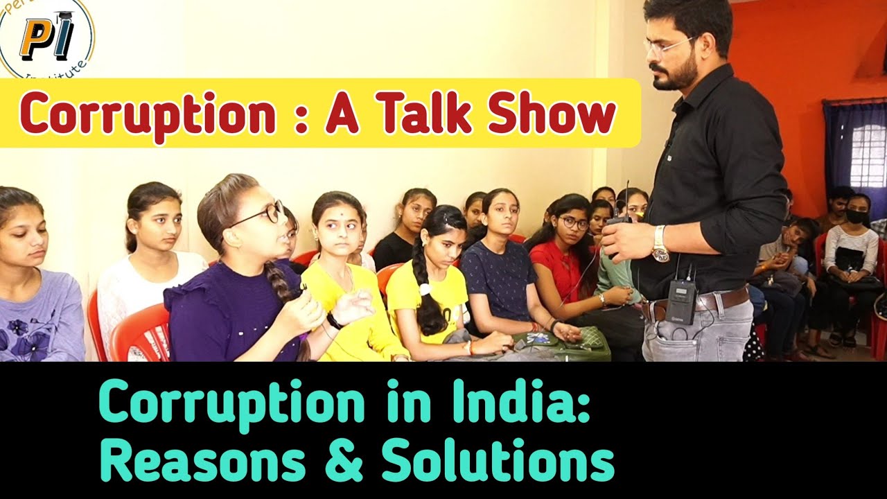 #Corruption_in_india Reasons & Solutions // Talk show in English based on Corruption