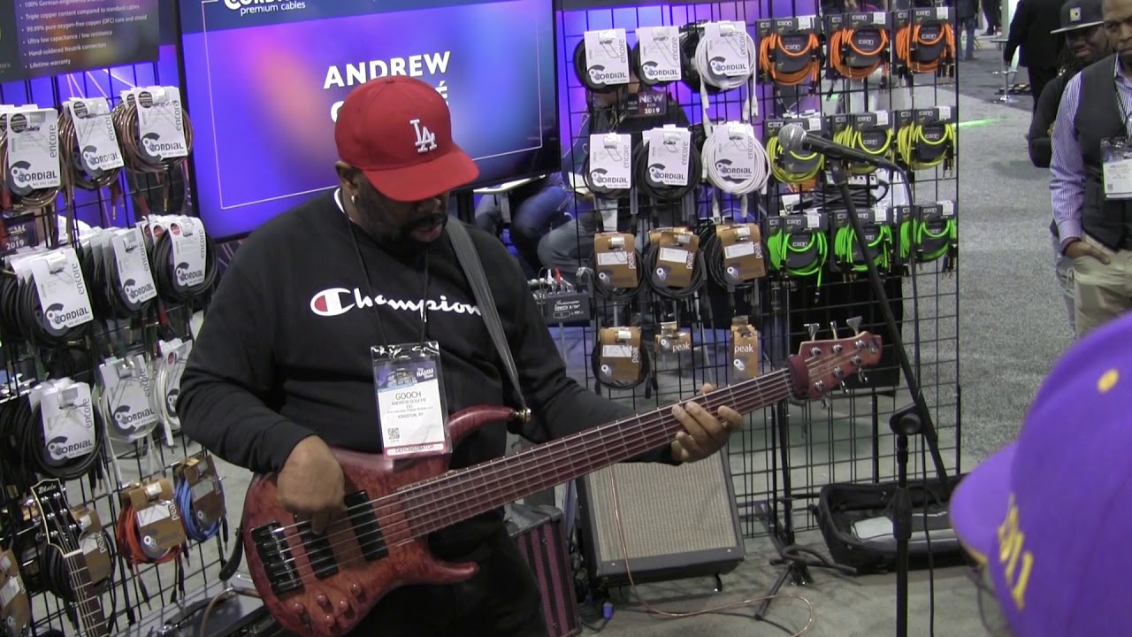 Andrew Gouche @ Cordial Cables, NAMM 2019 -  