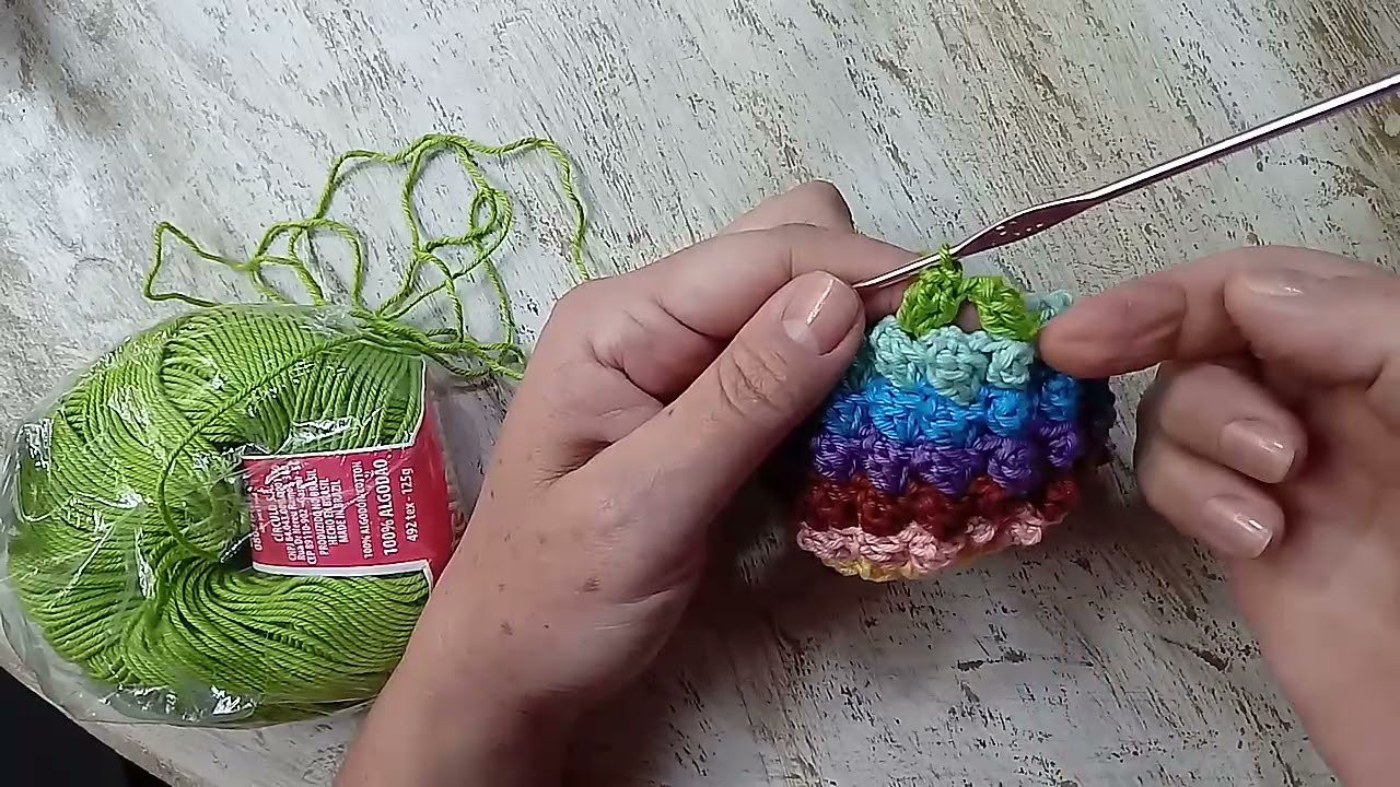 Amigurumi porco espinho agulheiro colorido - parte 01