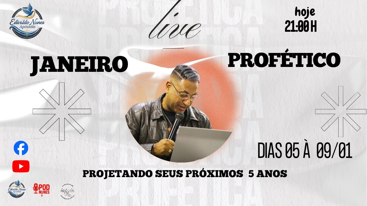 POD NUNES /  APOSTÓLICA VINHO NOVO / AP EDIVALDO NUNES