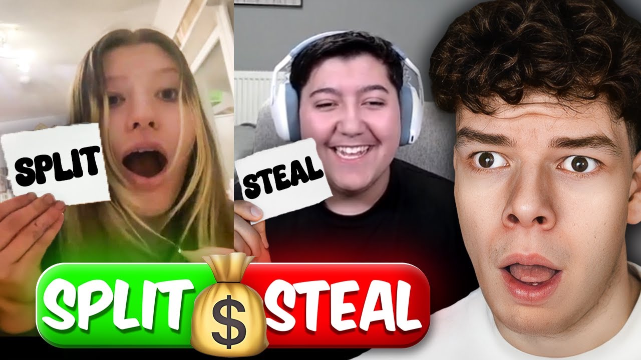 Split or Steal mit Zuschauern um 500€…