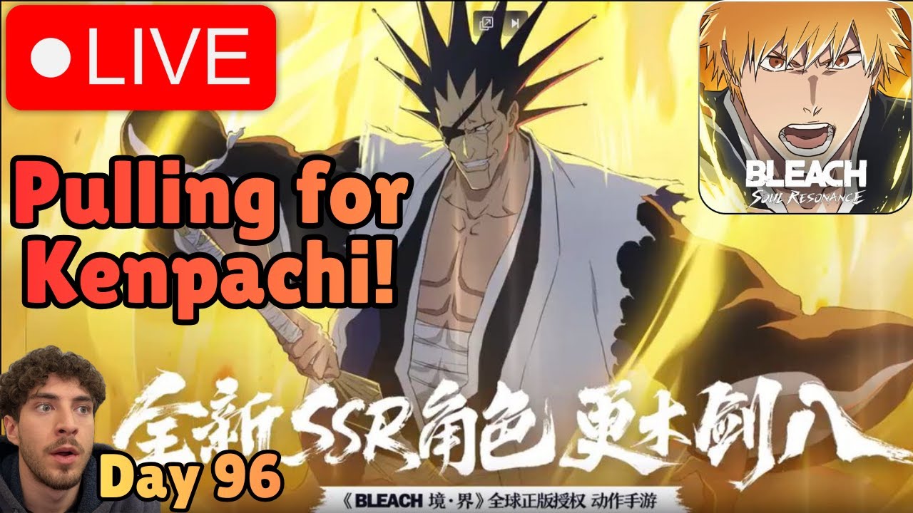 Pulling for Kenpachi LIVE! Can we get him AND his weapon as a F2P?! Bleach Soul Resonance