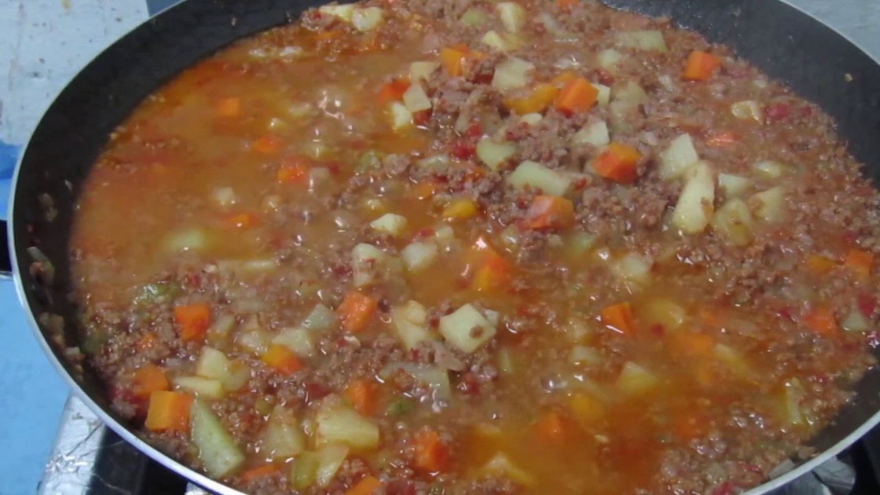Carne molida Receta Original