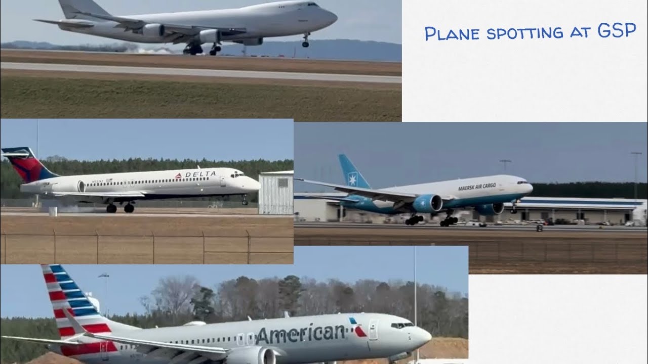 Cargo heavies, regional jets and insanely loud reversers! #planelanding #b777 #boeing747 #aviation