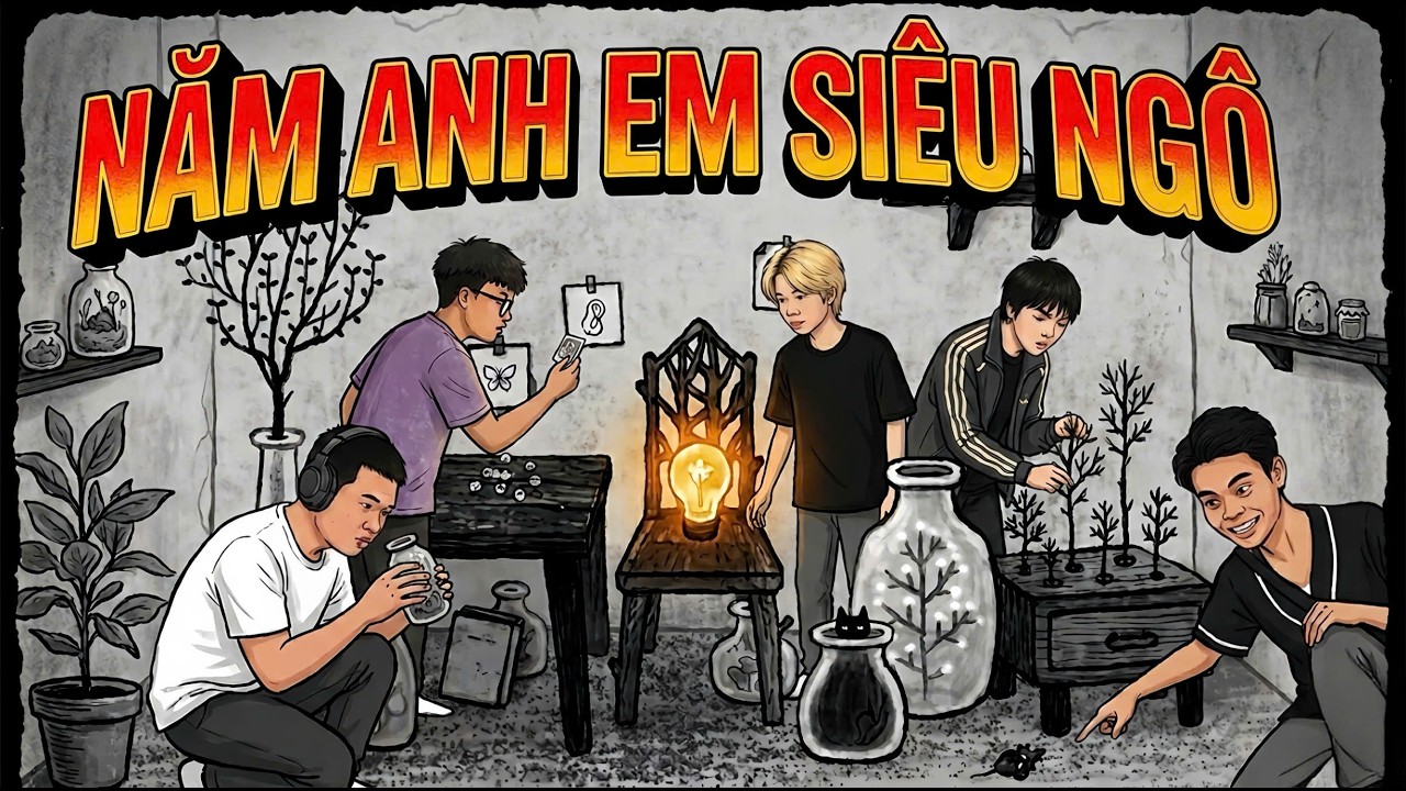 (Her Trees) NĂM ANH EM SIÊU NGÔ VÀ TRÌNH GIẢI ĐỐ CỰC KÌ BÁ ĐẠO CỦA BU NGÔ