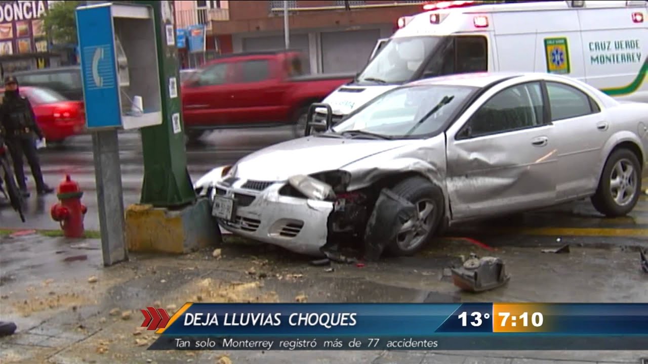 Las Noticias - Lunes de accidentes viales: 77 choques en Monterrey