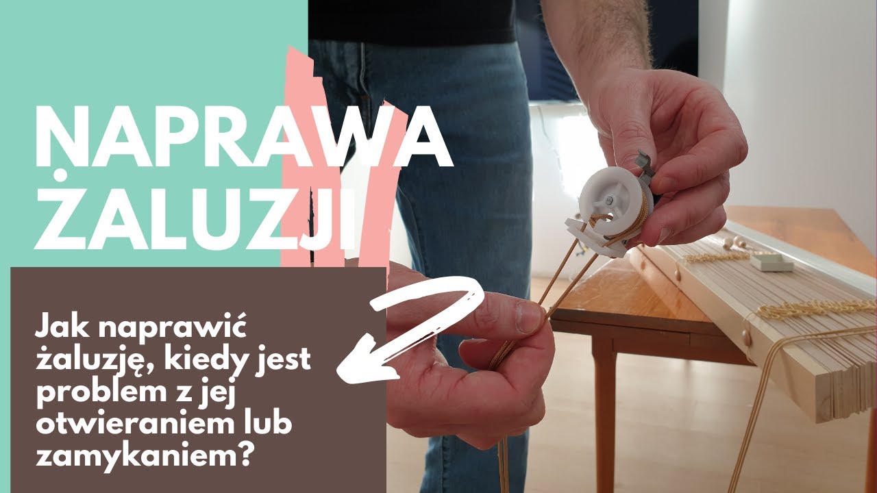 Naprawa żaluzji - lamele nie otwierają się lub nie zamykają. Nasze Domowe Pielesze