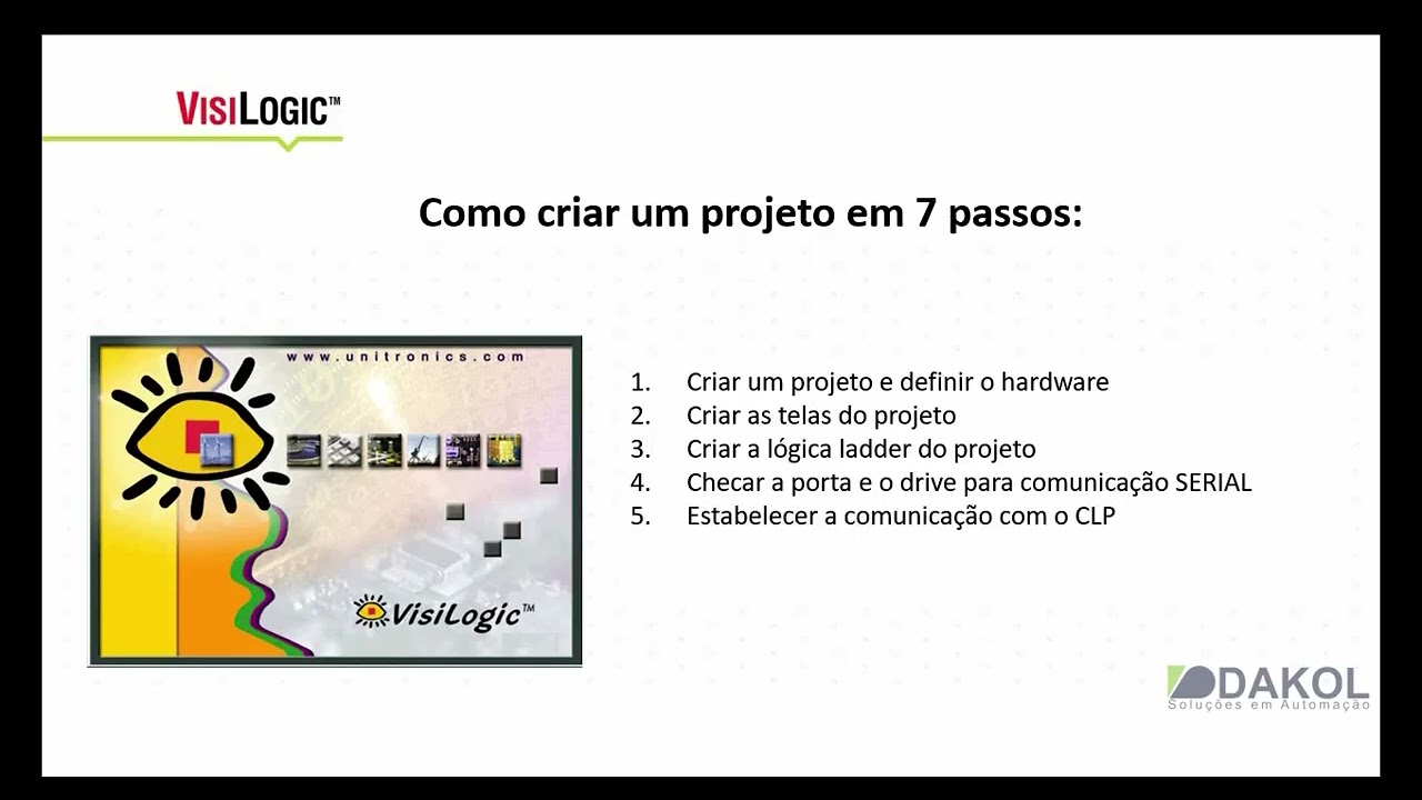 Como criar um projeto em 7 passos - VISILOGIC