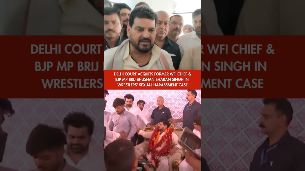 Ex-BJP MP Brij Bhushan Sharan Singh has been acquitted by a Delhi court in the sexual harassment.