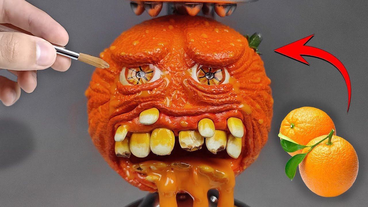 I made a Realistic Orange diorama
