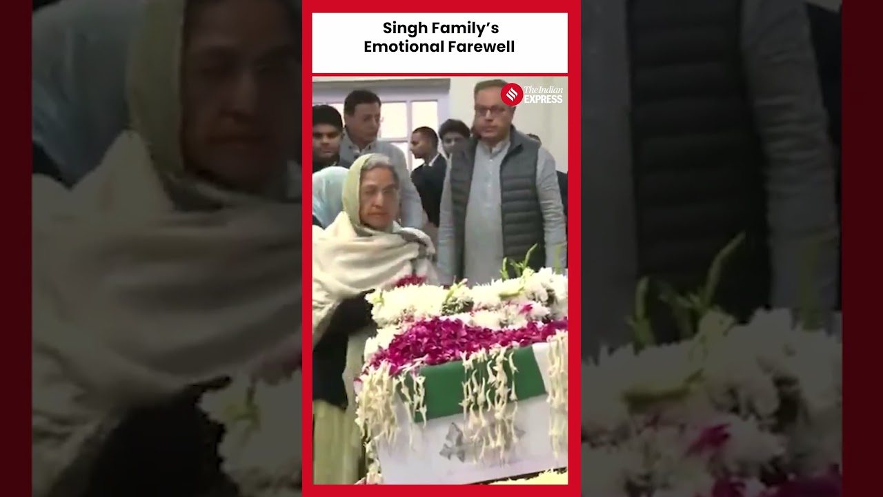 Gursharan Kaur, Daughter Daman Singh Bid Farewell to Dr. Manmohan Singh