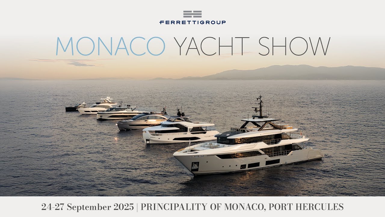 Luxury Yachts - Ferretti Group at the Monaco Yacht Show