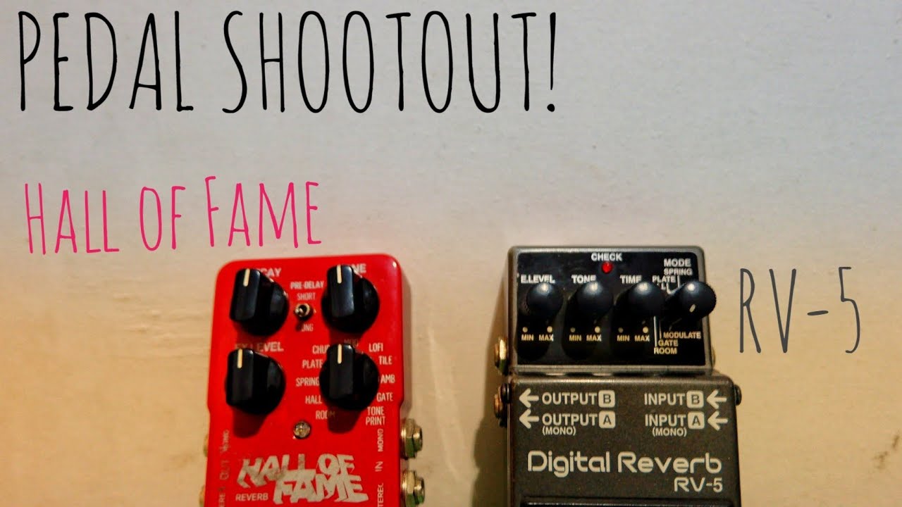 MOD Reverb Shootout: TC Electronic Hall of Fame vs. BOSS RV-5