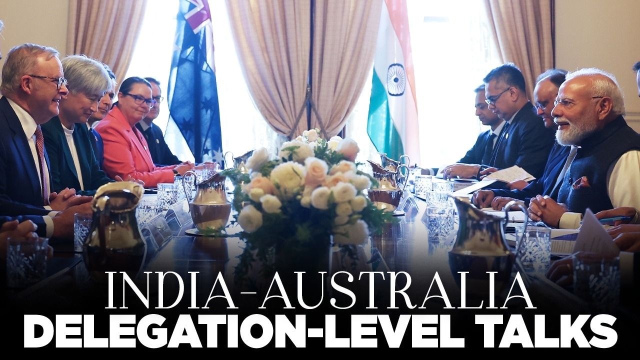 PM Modi holds delegation-level talks with Australian PM Anthony