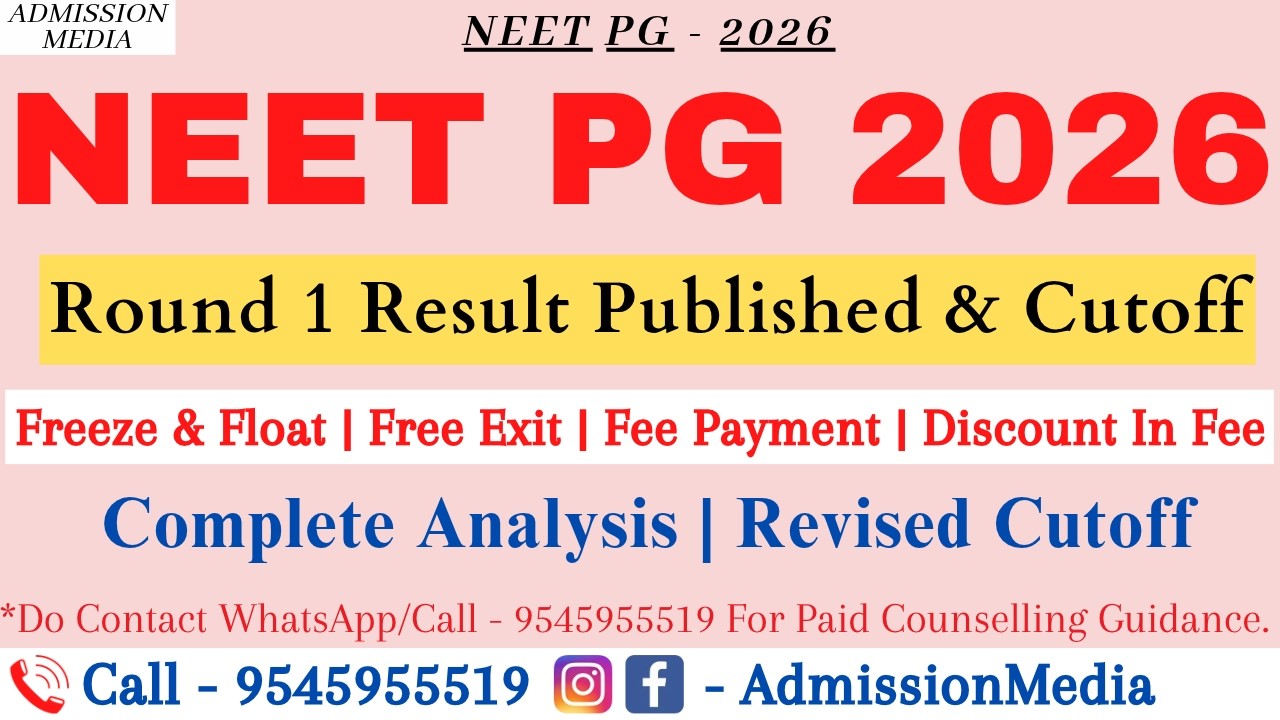 NEET PG 2026 | Result Analysis | Cutoff | Counselling Process | Freeze & Float | Revised Cut off