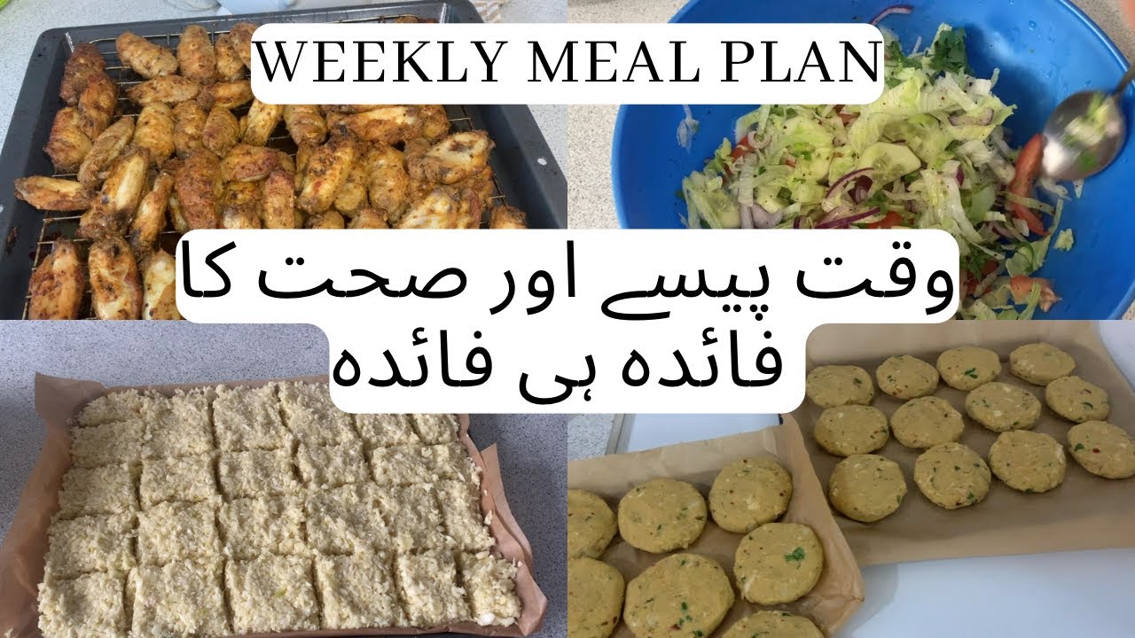 Weekly meal planning in budget | easy routine for healthy and low budget life