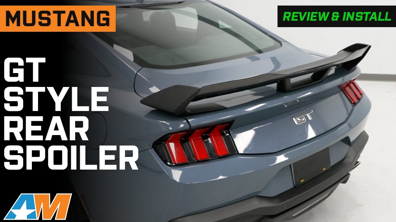 2024-2025 Mustang GT Style Rear Spoiler Review  & Install