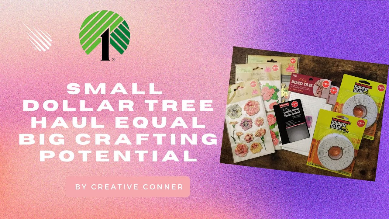 Small Dollar Tree Haul = BIG Crafting Potential! 🧡 #dollartreehaul #dthaul #papercrafts
