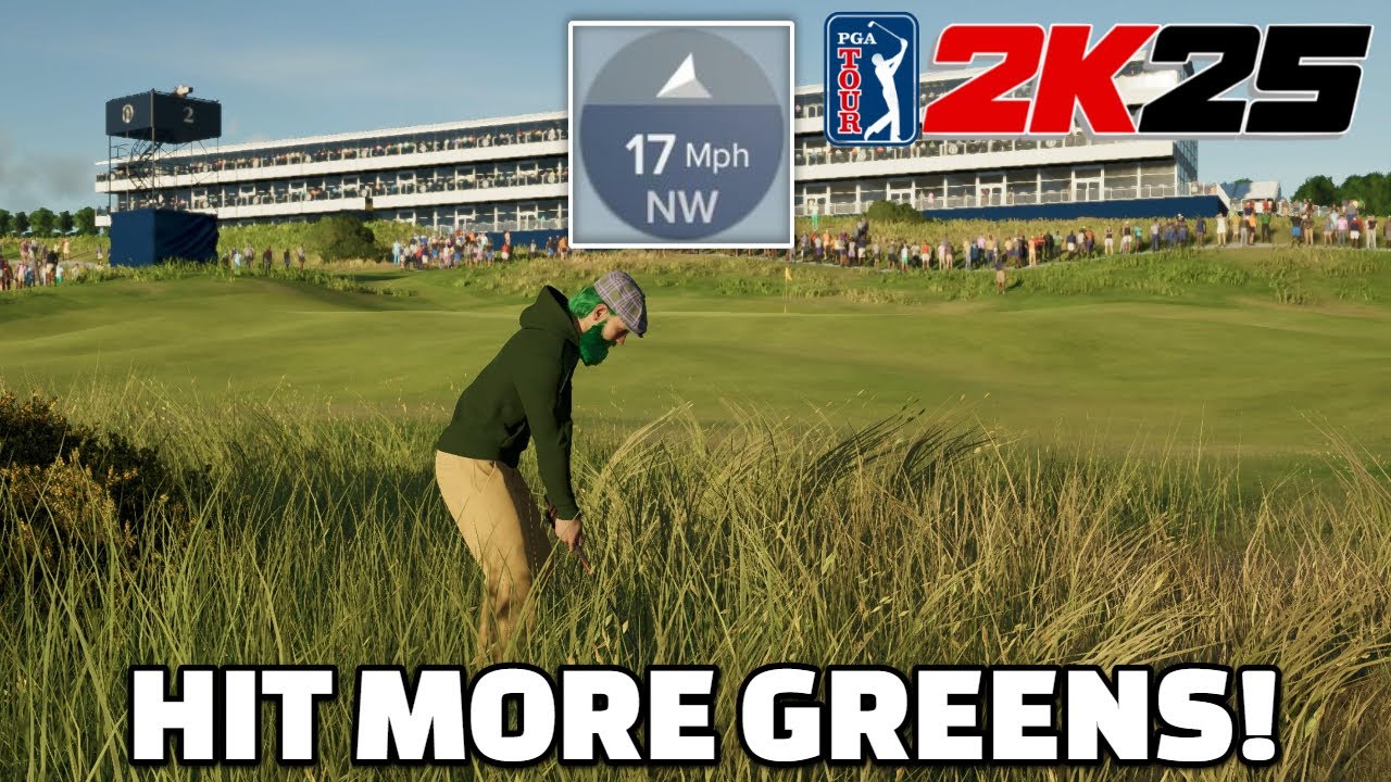 Навигация по ветру и курсу % на уровне сложности Master и Legend в PGA Tour 2K25
