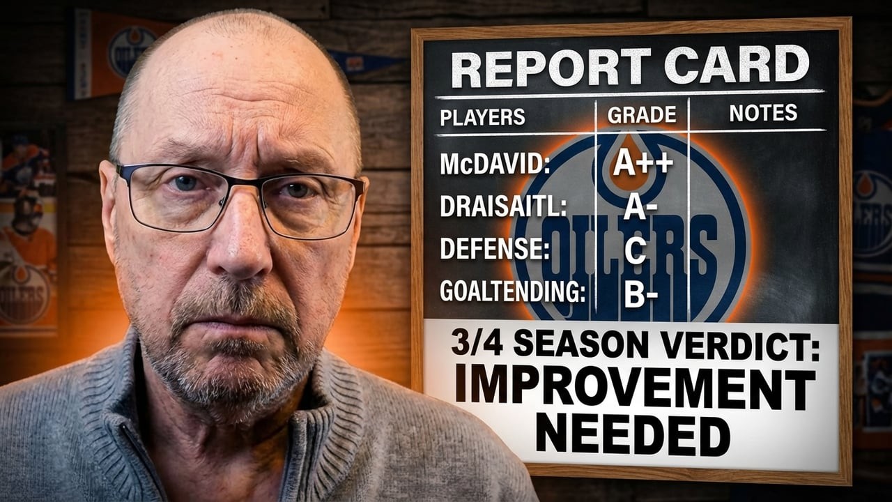 Let's Talk Oilers, My 3/4 of Season Oilers Report Card! #edmontonoilers #hockey #nhlhockeyislife