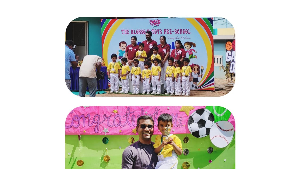 ছেলের প্রথম sports day celebration at 🏫 school 