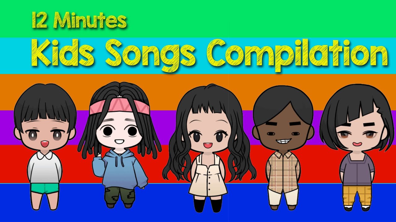 Kids Songs Compilation #1, 12 minutes (English Version)