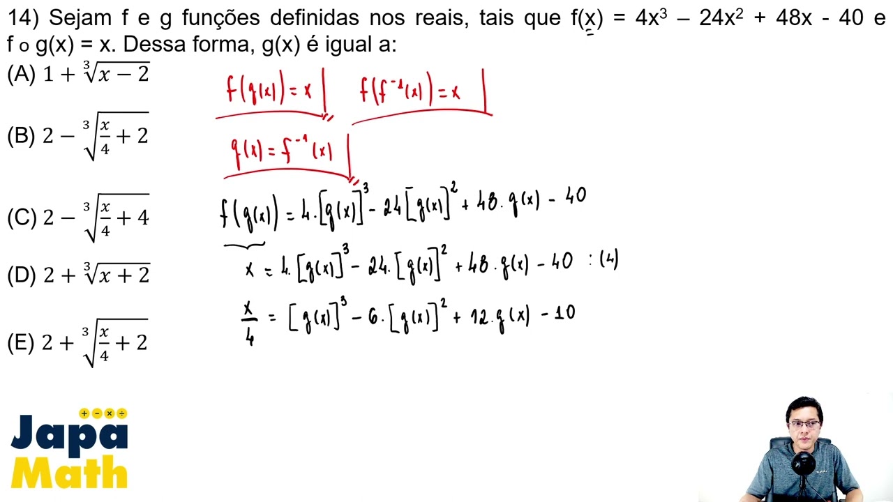 Prova Resolvida ESCOLA NAVAL(2022 - 2023) - Matemática - Questão 14
