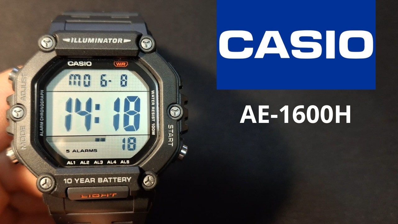 Bardzo czytelny zegarek Casio AE-1600 - Luźna pogawędka