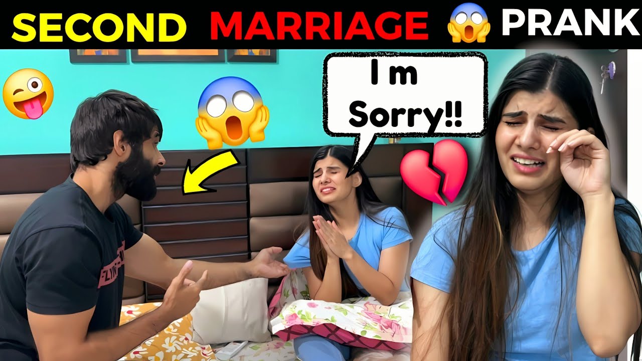 SECOND MARRIAGE PRANK GONE WRONG 😱😜 PRANKS IN INDIA 🔥 PRANK ON WIFE