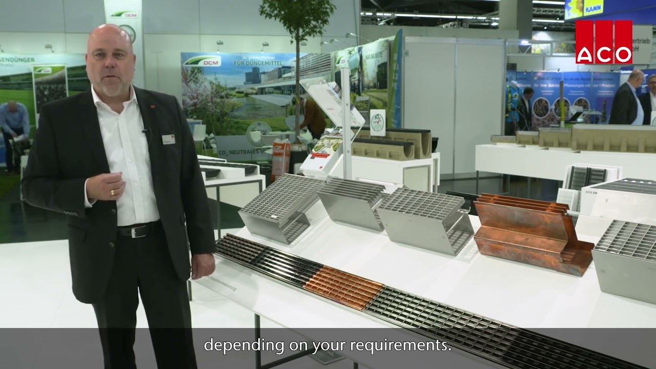Information from product management: ACO Profiline Fa&ccedil;ade Drainage at the GaLaBau 2022