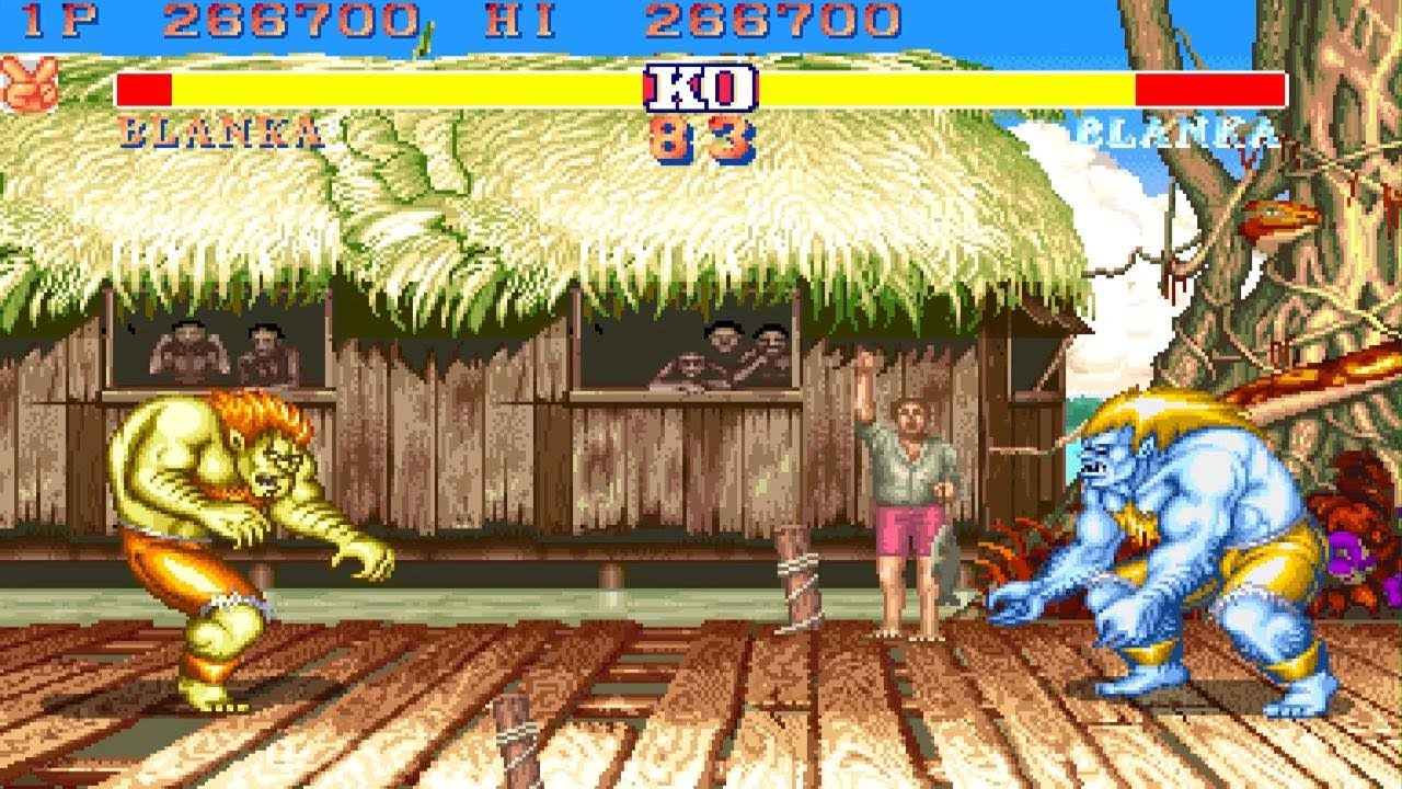 Street Fighter Blanka vs Blanka