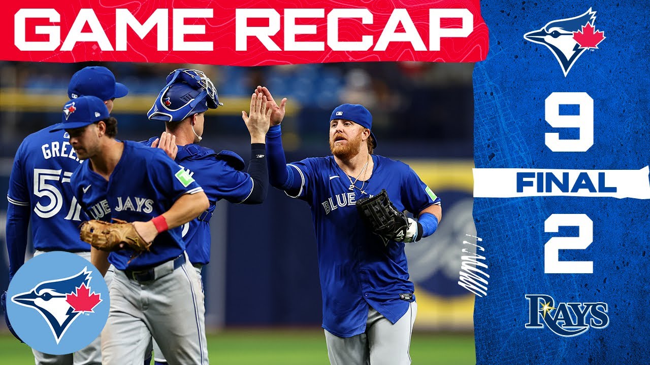 Blue Jays tally NINE runs to earn Opening Weekend split against Rays!