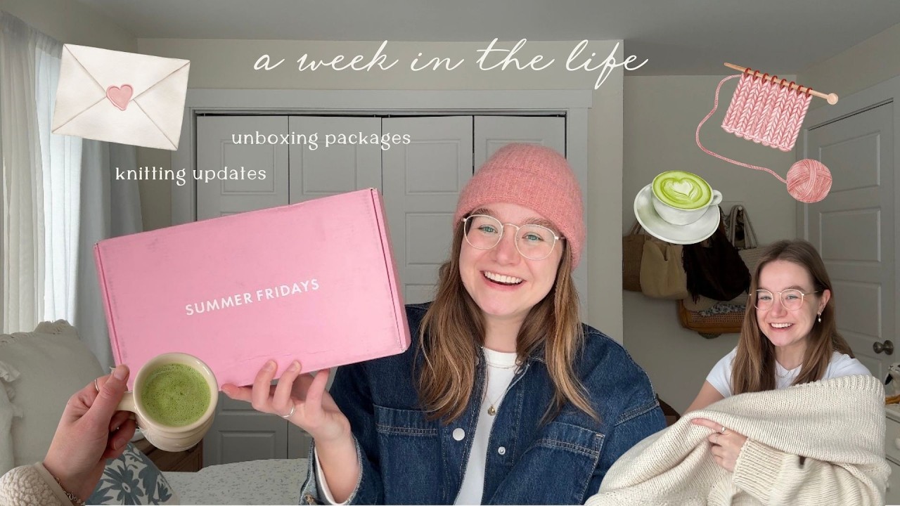 WEEKLY VLOG: Unboxing Packages + Roomy Raglan Sweater Update 💕