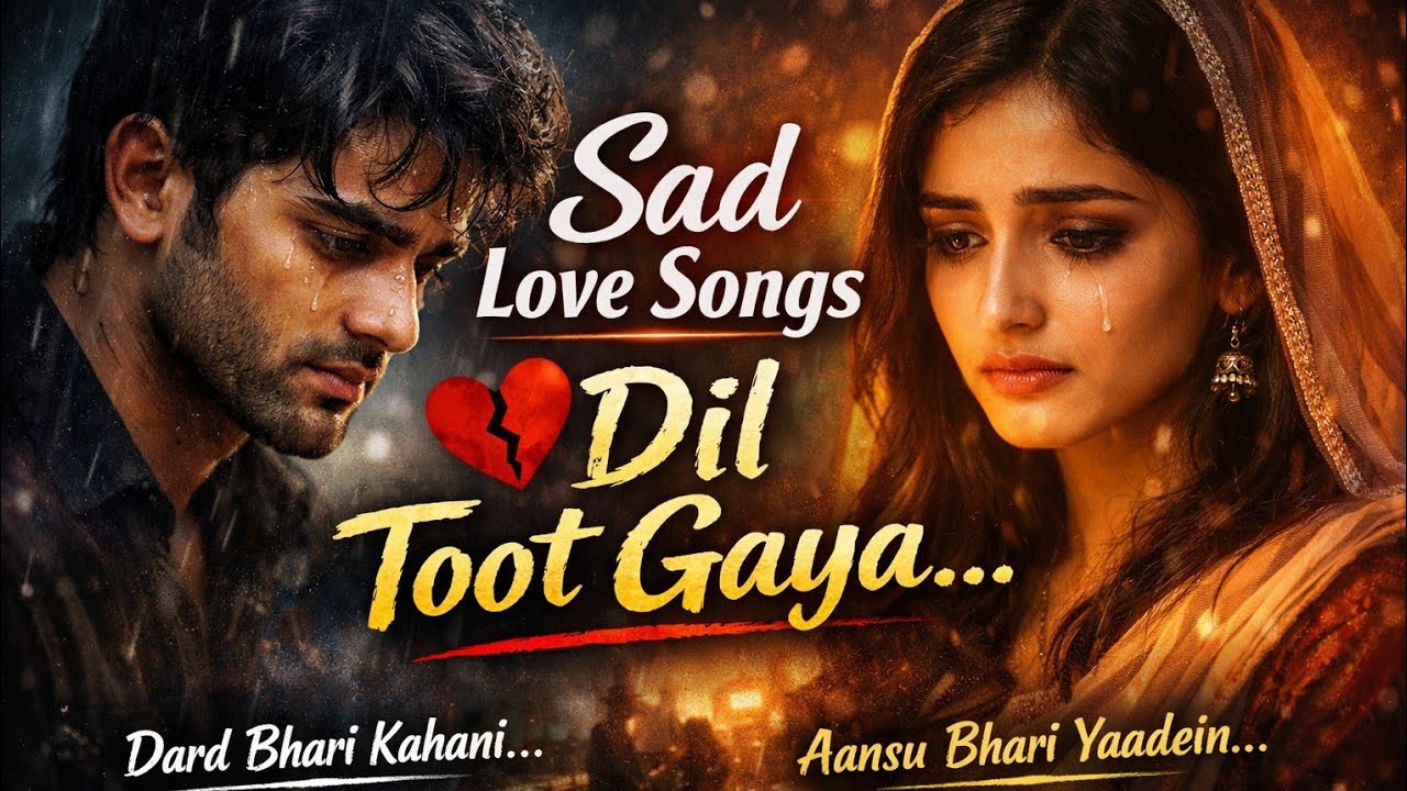  Dil Toot Gatya Sad Bollywood Love Songs | Heart Touching Hindi Sad Lyrics | Emotional Breakup Songs