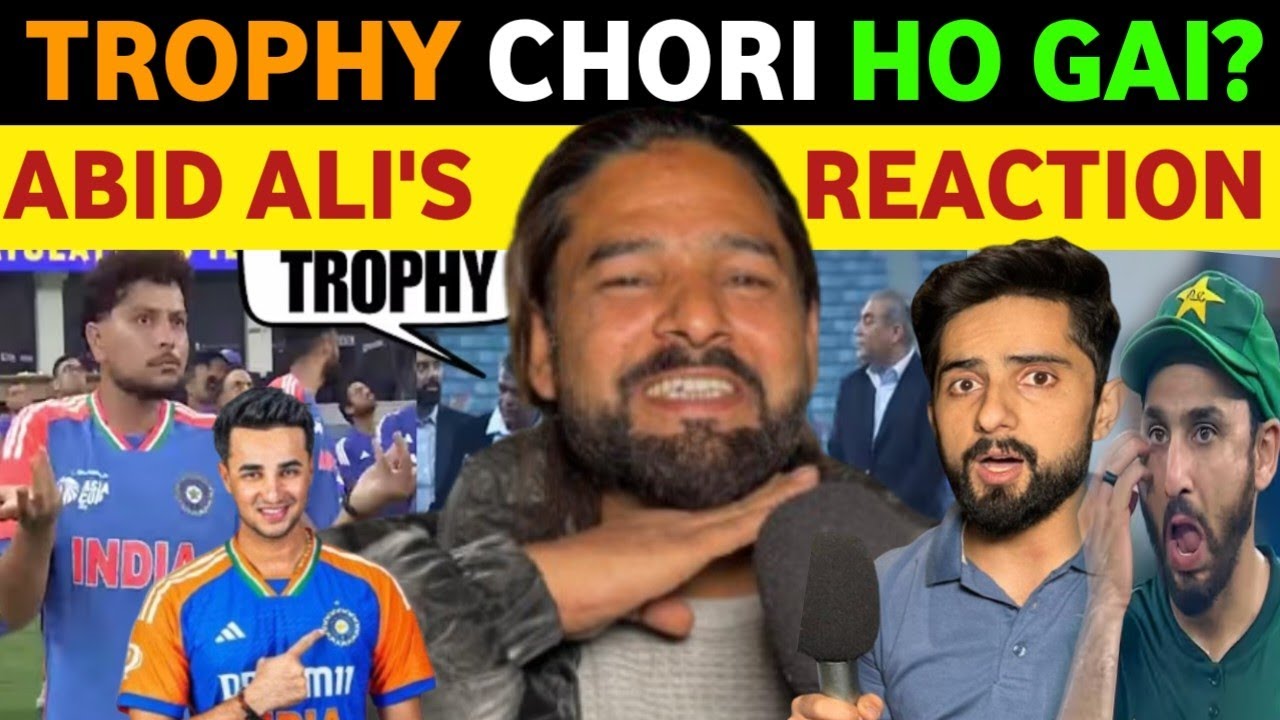 ABID ALI'S REACTION ON INDIA WIN ASIA CUP, WHERE IS TROPHY? ANGRY REACTION ON TEAM PAK, REAL TV NEW