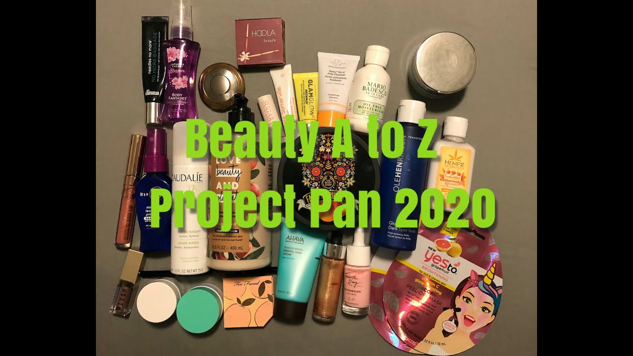 Beauty A to Z Project Pan  |  May 2020 update  #beautyatoz2020