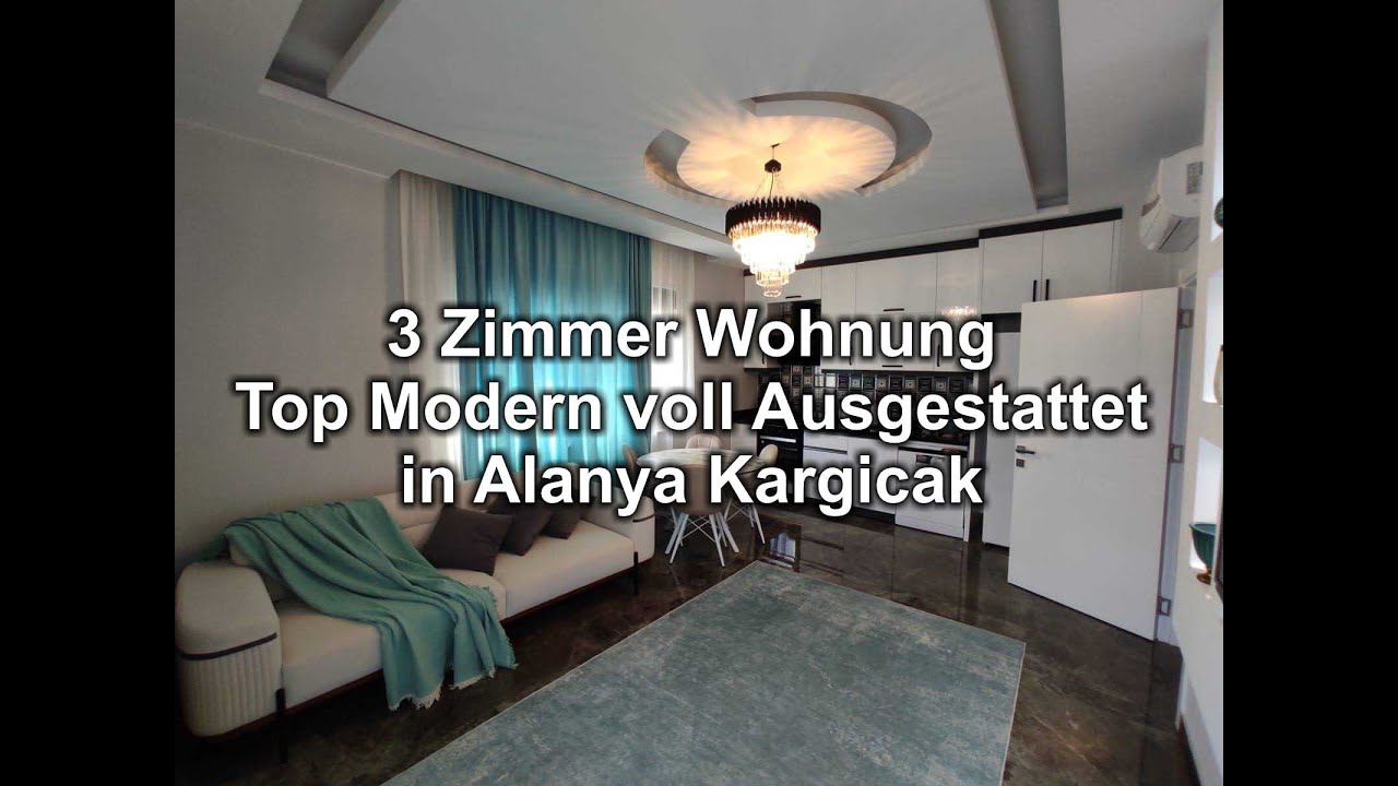 Alanya - Langt zuuu! Nur 120.000€ Nagelneu voll ausgestattet 2 Bäder 3 Zimmer und...