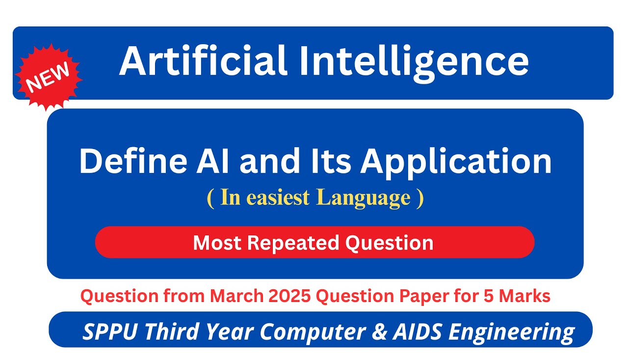 sppu ai unit 1 |  what is artificial intelligence and its application | sppu artificial intelligence