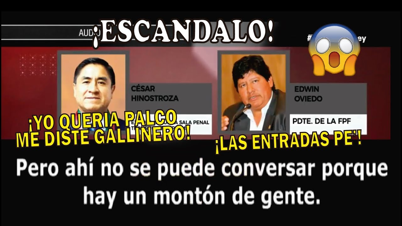 Los audios de Edwin Oviedo con César Hinostroza | Cuarto Poder  #CNMAUDIOS
