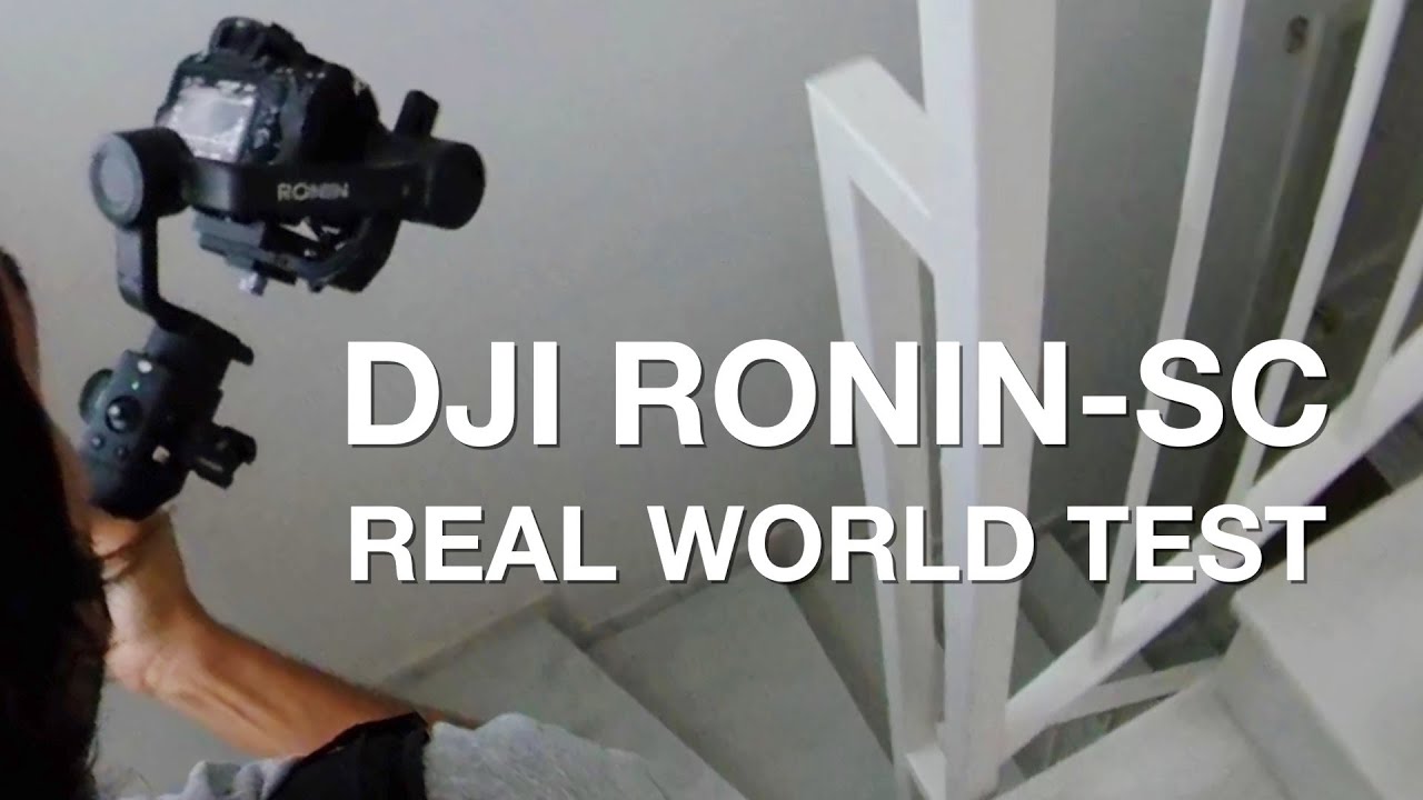 Тестирование DJI Ronin-SC в реальных условиях