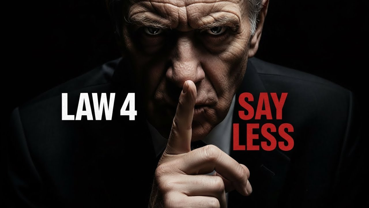 Stop Talking Immediately (Law 4)