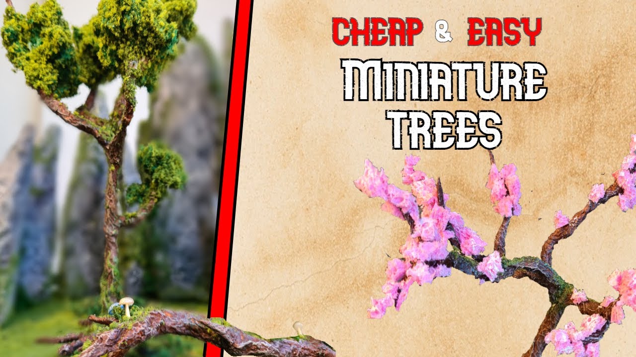 Cheapest and Easiest Wargaming tree scatter terrain