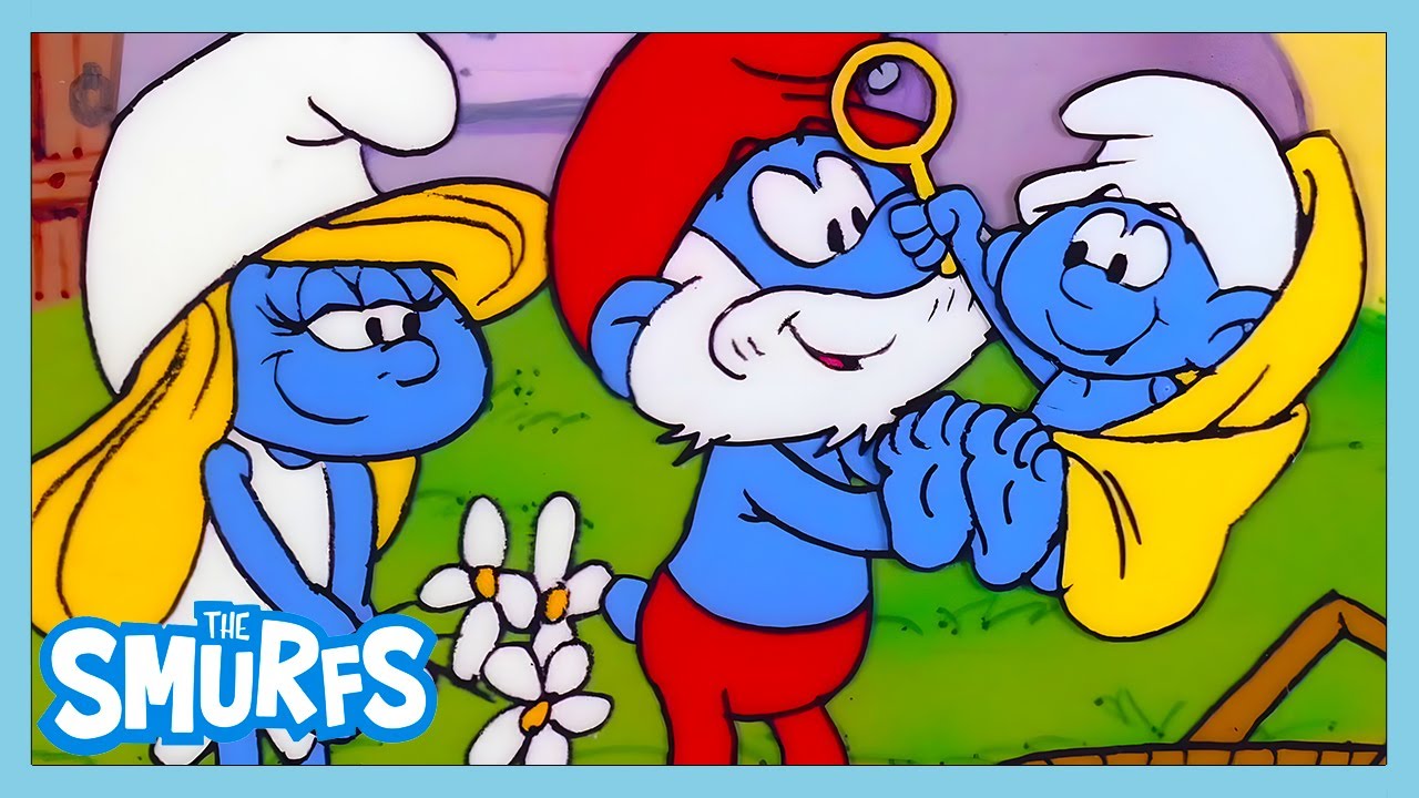 ¡El nuevo visitante! | Los Pitufos | WildBrain Historias De Miedo Para Niños 👻 🎃